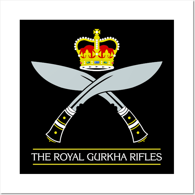 Mod.1 Gurkhas Nepali soldiers Wall Art by parashop